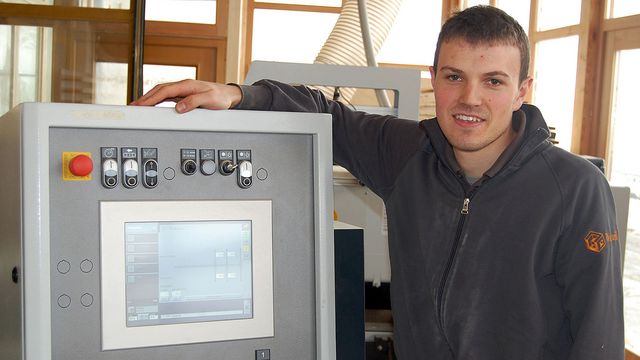 Networking specialist Son Stefan has an overview of the whole system Networking specialist Son Stefan has an overview of the whole system