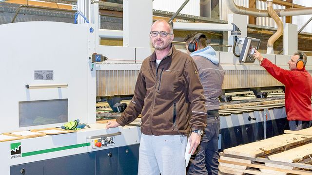 Satisfied with his new cutting solution: Daniel Schläpfer