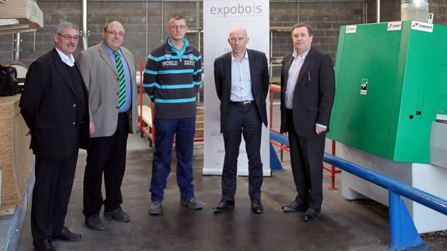 A sound investment: The Cube fits perfectly into Roland Tanguy's sales concept (2nd right) A sound investment: The Cube fits perfectly into Roland Tanguy's sales concept